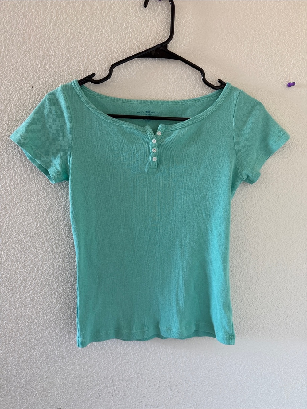 Brandy melville Zelly seafoam teal green top